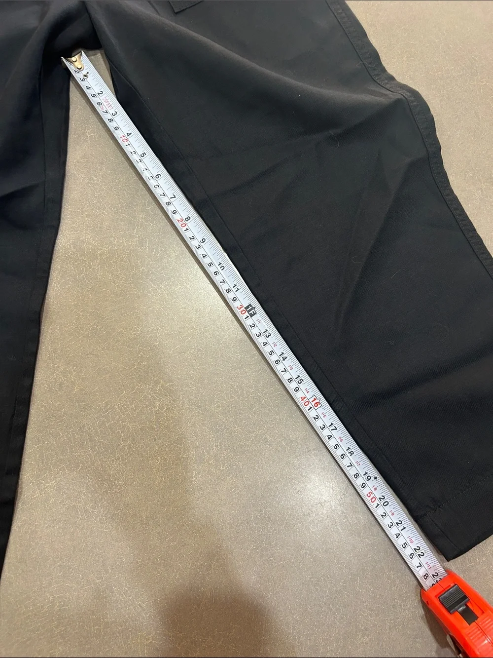 Banana Republic Black Cropped Linen-Blend Pull-On Ankle Pants with Patch Pockets